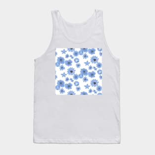 Hand drawn floral pattern Tank Top